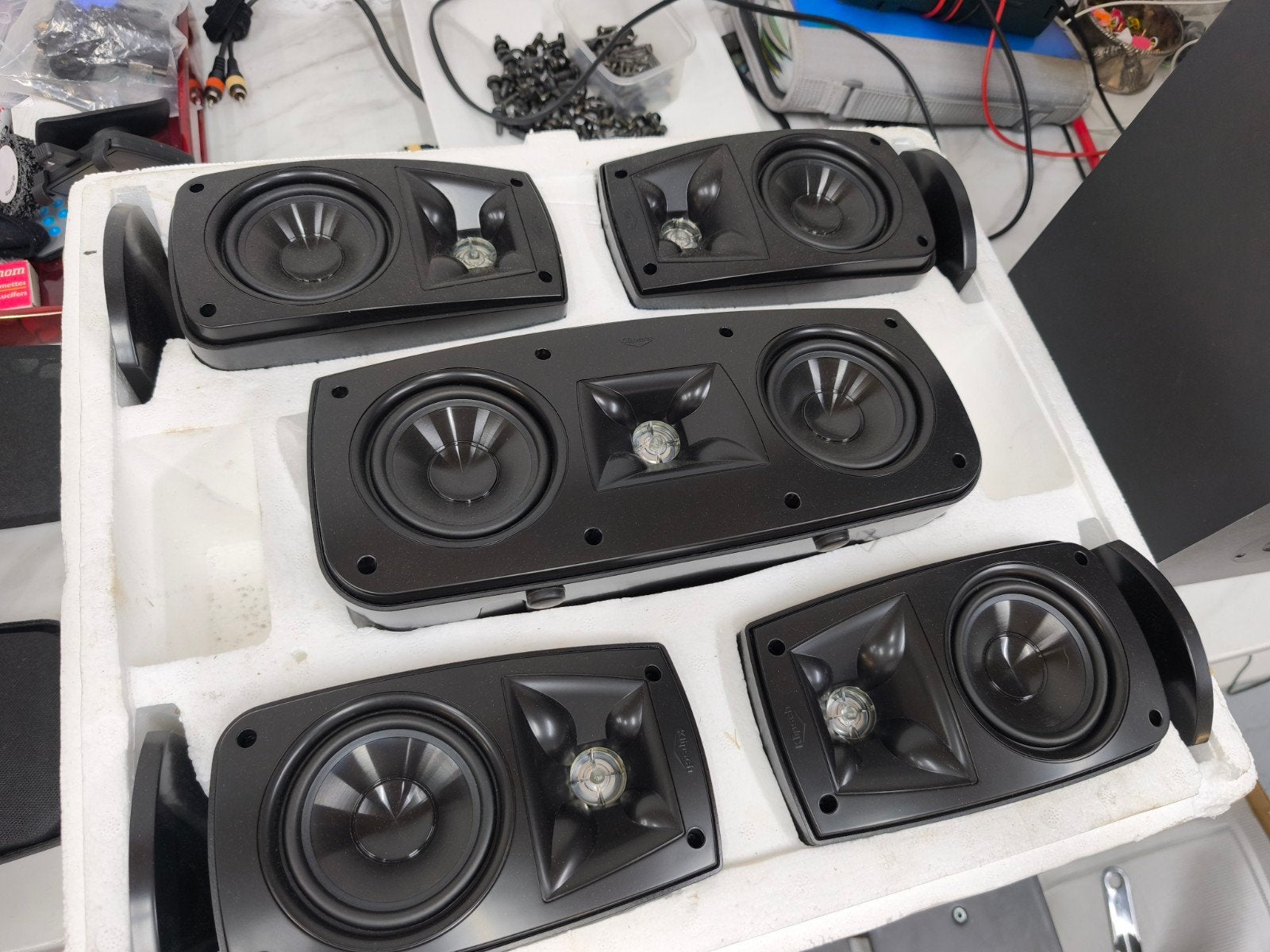 Klipsch quintet IV set 5 piece surround speakers, Ophalen of Verzenden
