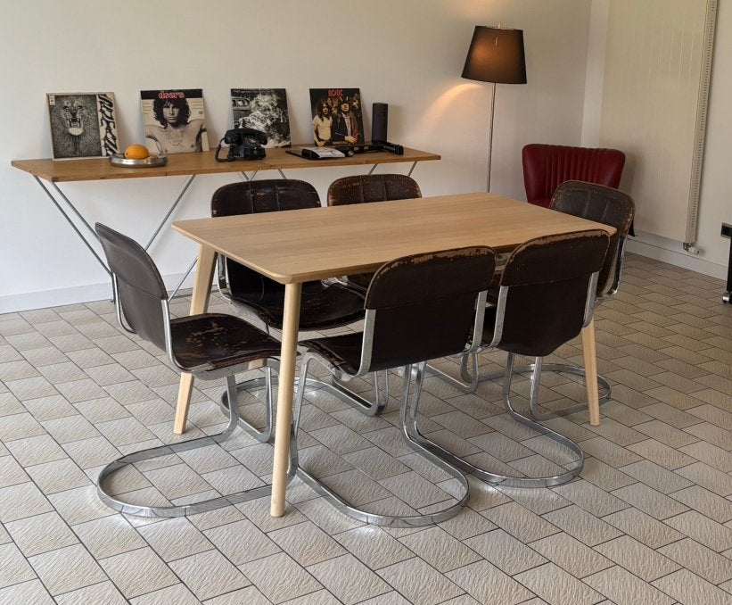 6 Willy Rizzo cidue design stoelen, Antiek en Kunst, Ophalen