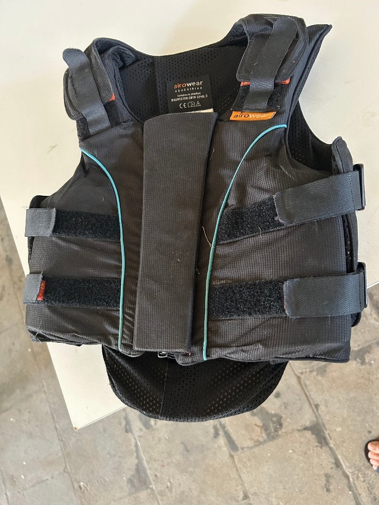 gilet d'équitation Airwear Junior Outlyne, Enlèvement, Enfants, Fermeture éclair