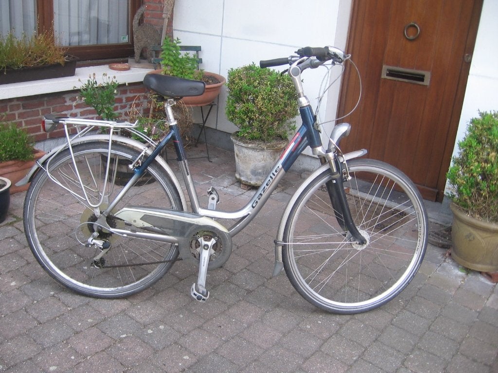28 inch aluminium Gazelle  damesfiets met 24 versnellingen, Ophalen, Velgrem, Versnellingen, Gazelle