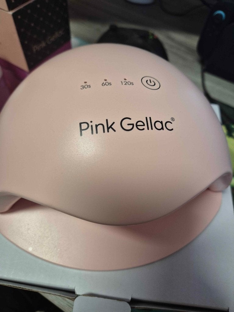 Pink Gellac nagelset met LED-lamp, Neuf, Maquillage, Rose, Mains et Ongles