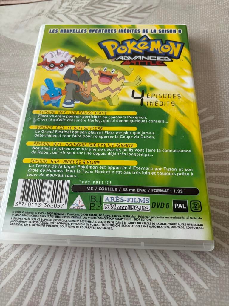 DVD Pokémon – Advanced Battle Vol. 8, Enlèvement ou Envoi, Comme neuf