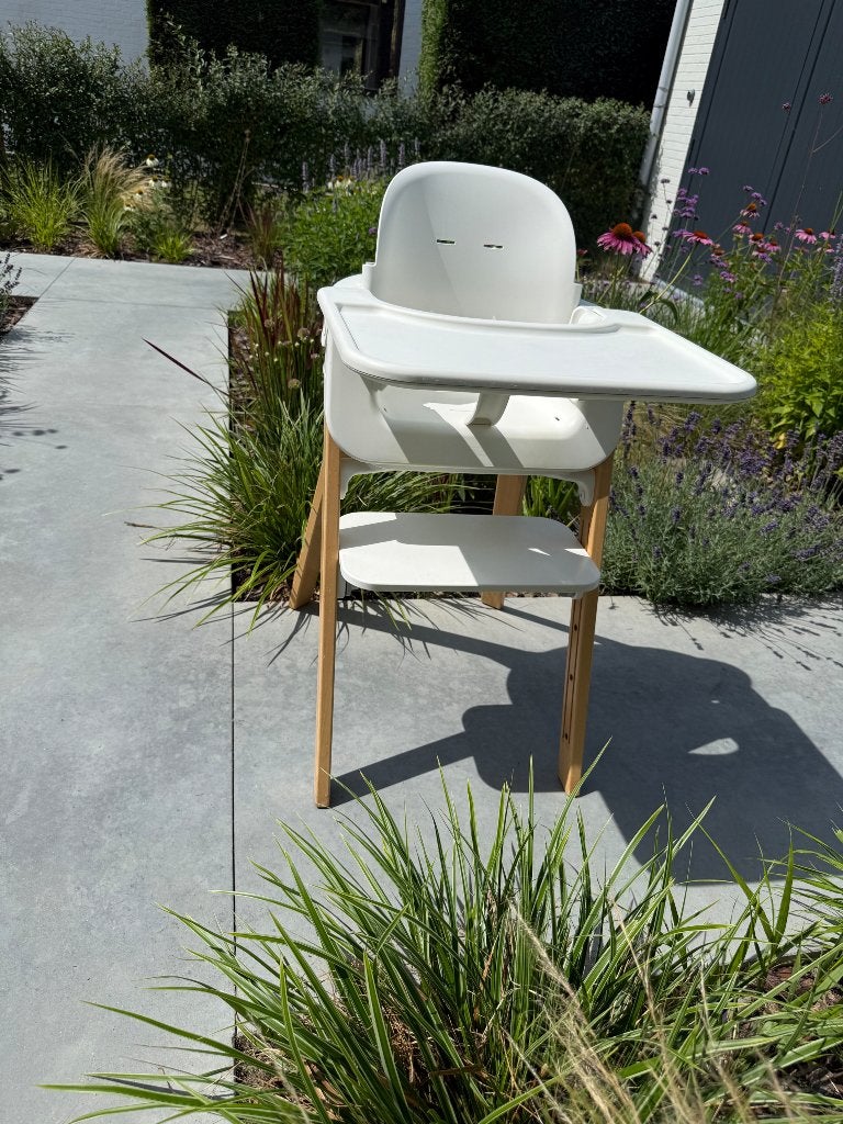 Stokke steps kinderstoel, Ophalen, Gebruikt, Meegroeistoel, Gordel(s)