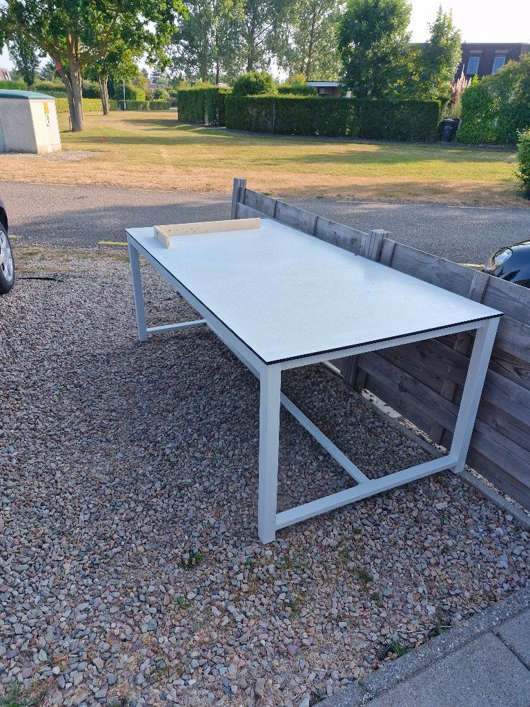 TUINTAFEL, Jardin & Terrasse, Tables de jardin, Enlèvement, Utilisé, Rectangulaire, Métal