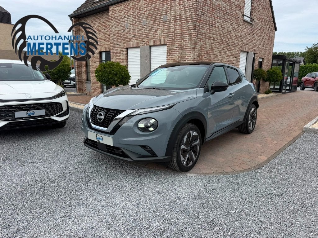 Nissan Juke 1.0 DIG-T DCT N-Connecta + COLD/PACK BI-TONE, Automaat, Leder en Stof, Bedrijf, 5 zetels
