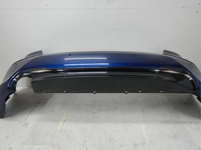 BMW 1-Serie F40 Sportline Achterbumper 6PDC Pythonic Blau, Ophalen of Verzenden, Gebruikt, Achter, Bumper