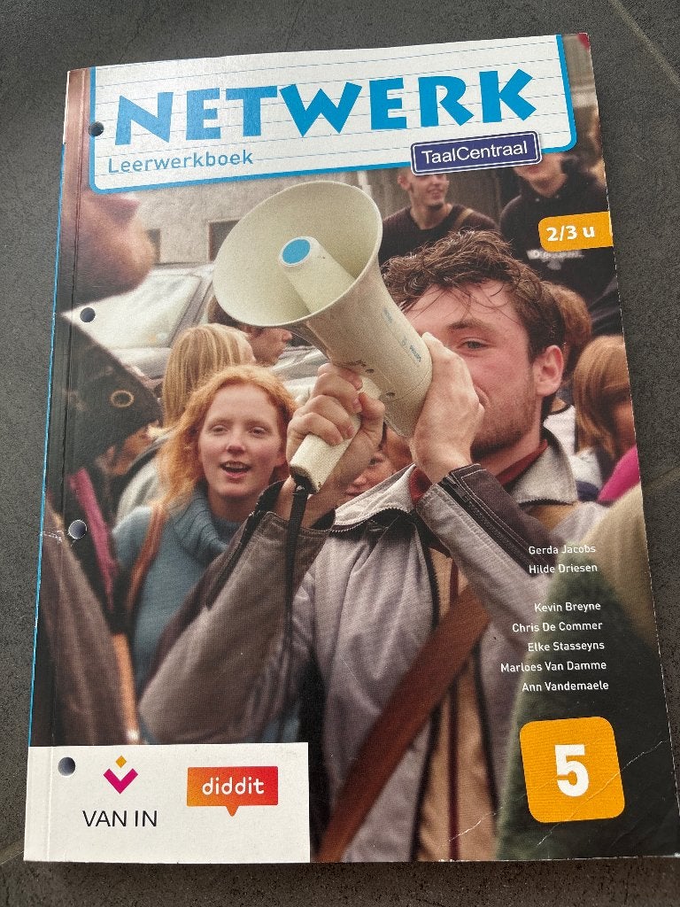 Netwerk TaalCentraal 5 - leerwerkboek, Boeken, Ophalen, Zo goed als nieuw, Van In, Nederlands