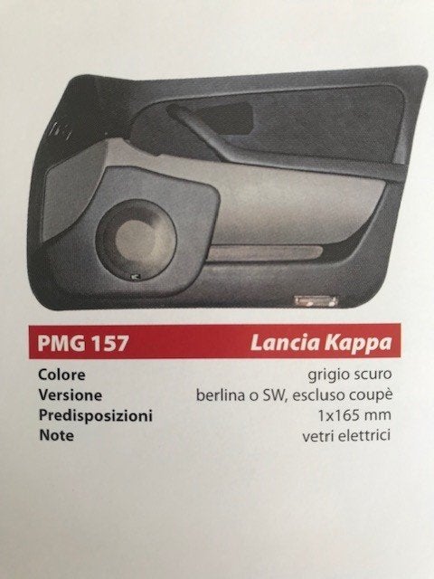 PMG157 - deurpaneel voor Lancia Kappa - voor 1x165mm, Auto diversen, Autospeakers, Ophalen of Verzenden, Nieuw