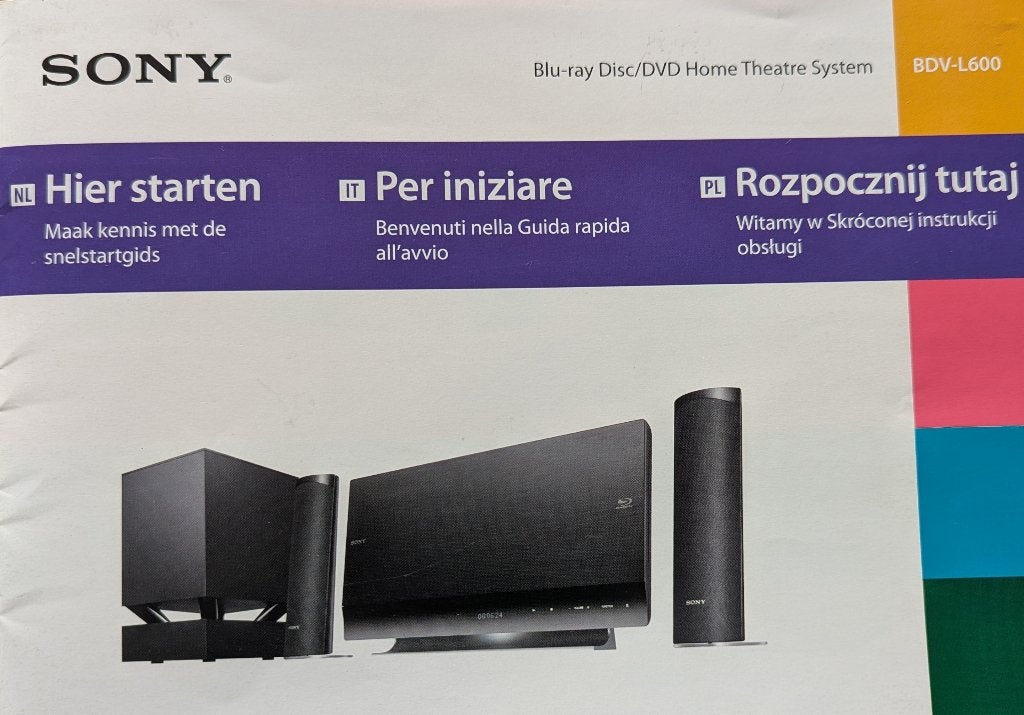 TV - DVD + externe geluidsinstallatie, Enlèvement, Utilisé