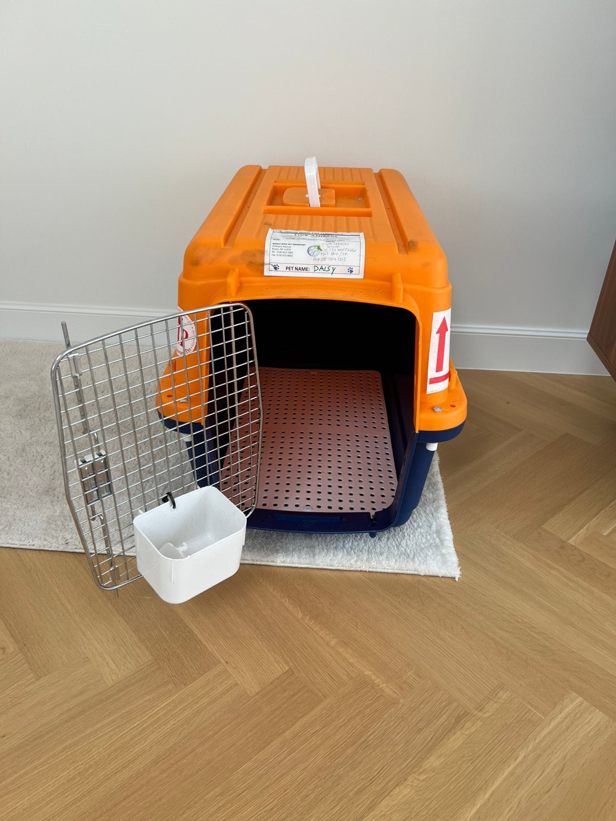 Transportbox , goedgekeurd als vliegtuig-kennel, Dieren en Toebehoren, Ophalen, Zo goed als nieuw