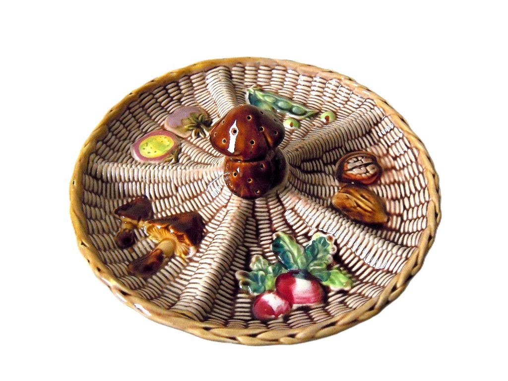 Oude keramieken fruitschaal, Antiek en Kunst, Ophalen of Verzenden