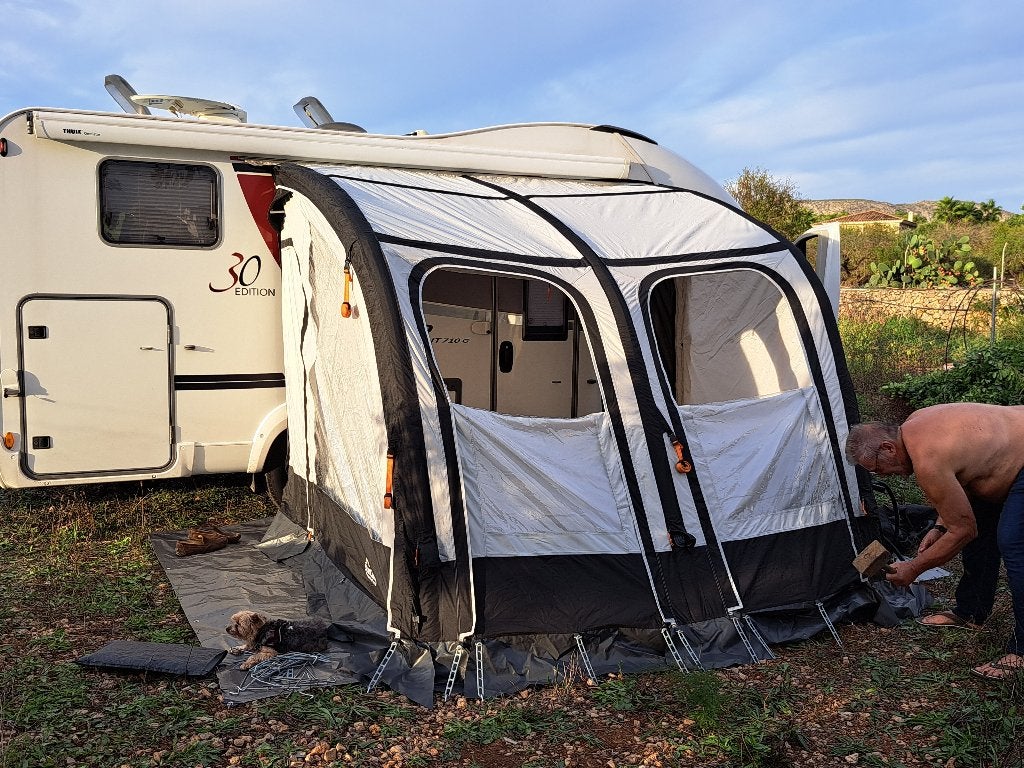 auvent pour camping car, Caravanes & Camping, Auvents, Comme neuf, Autres marques, Polyester, Enlèvement