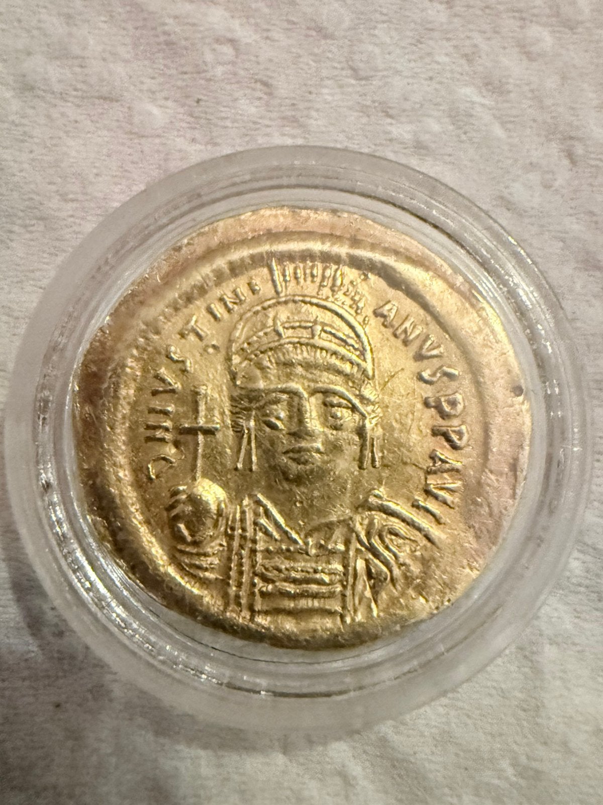 Pièce en or Empire byzantin, Enlèvement, Or