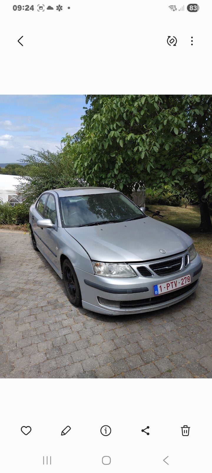 Saab 9.3 19Tid 2005, Autos : Pièces & Accessoires, Enlèvement, Saab