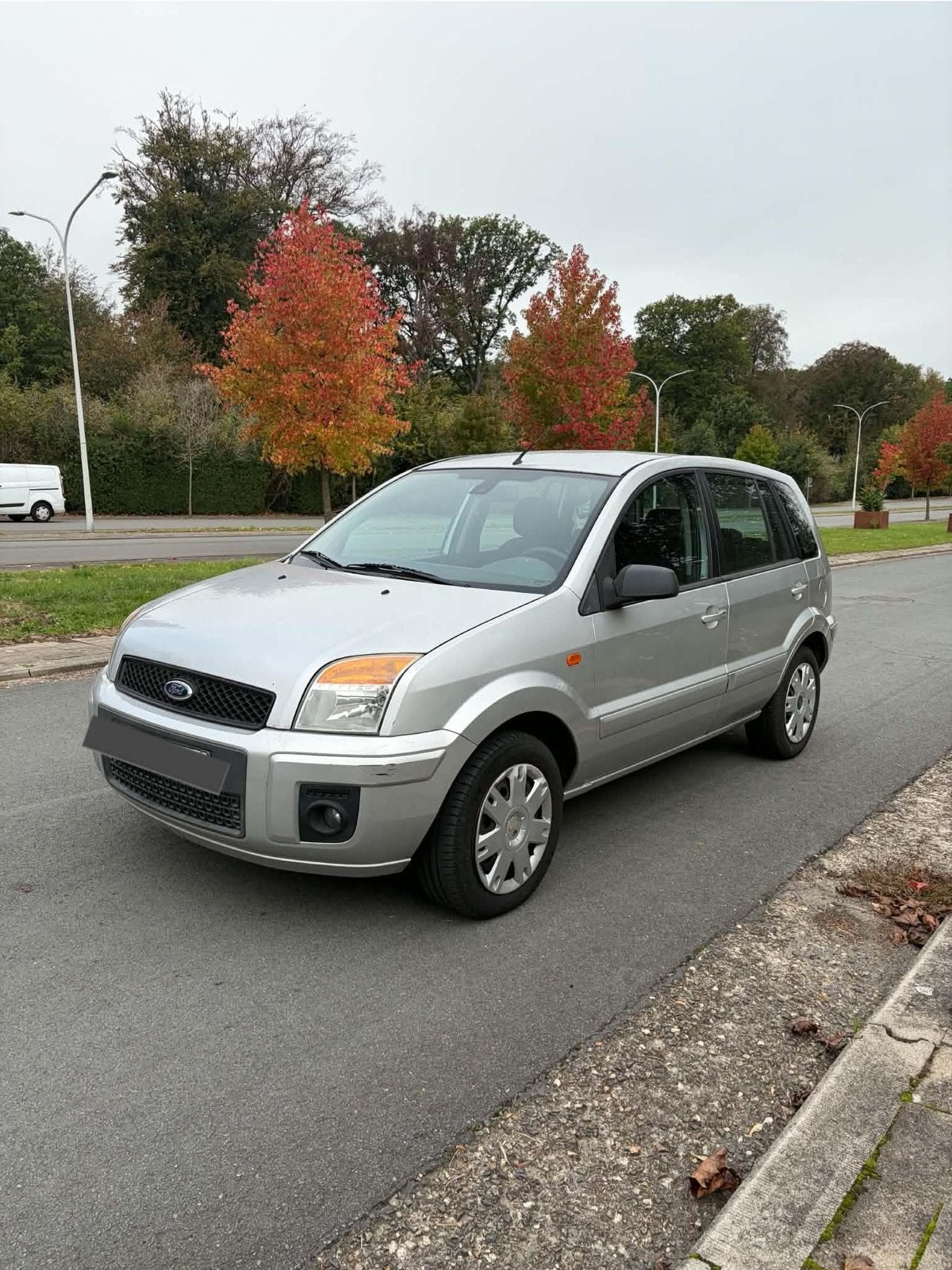 Ford Fusion 1.4 Tdci prete à immatriculer, Autos, Argent ou Gris, Achat, Verrouillage central, Boîte manuelle