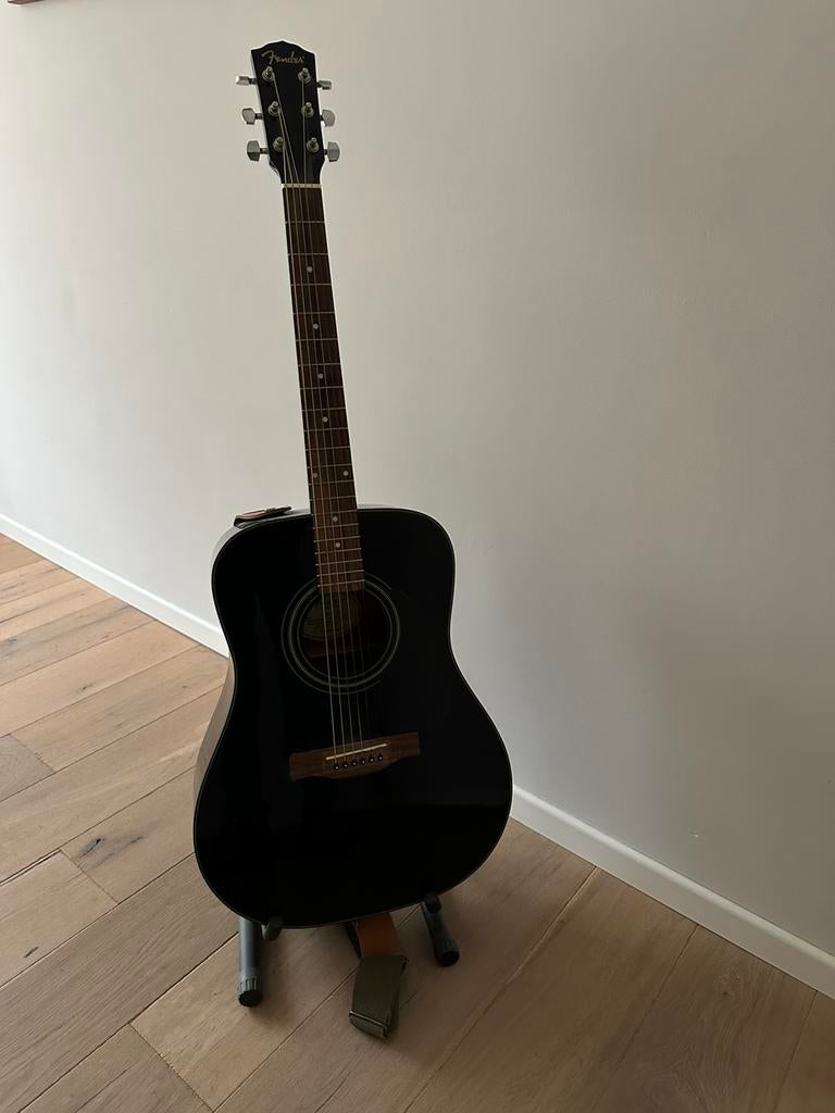 Fender CD-60 BK-DS akoestische gitaar, Enlèvement, Comme neuf