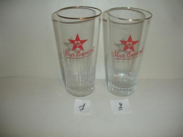 Bierglas Star Export VG, 33cl, brij. Excelsior Gent, Enlèvement ou Envoi, Comme neuf, Verre ou Verres, Autres marques