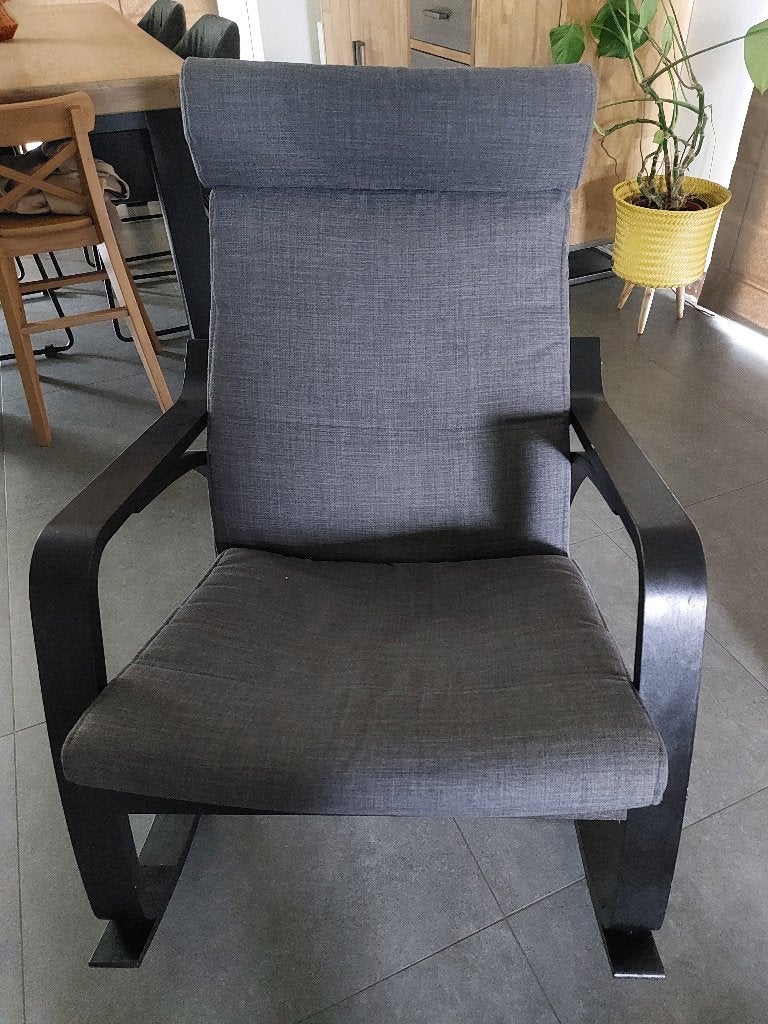 Schommelstoel ikea, Ophalen, Zo goed als nieuw, Stof, Eén