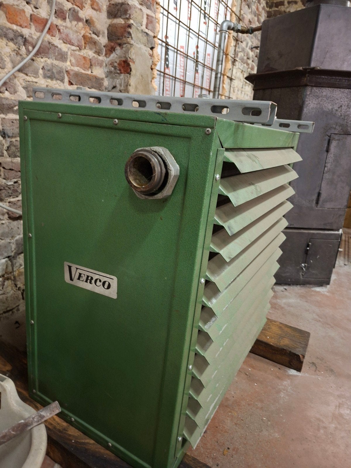 Verco luchtverwarmer met nieuwe motor, Doe-het-zelf en Bouw, Ophalen, Radiator