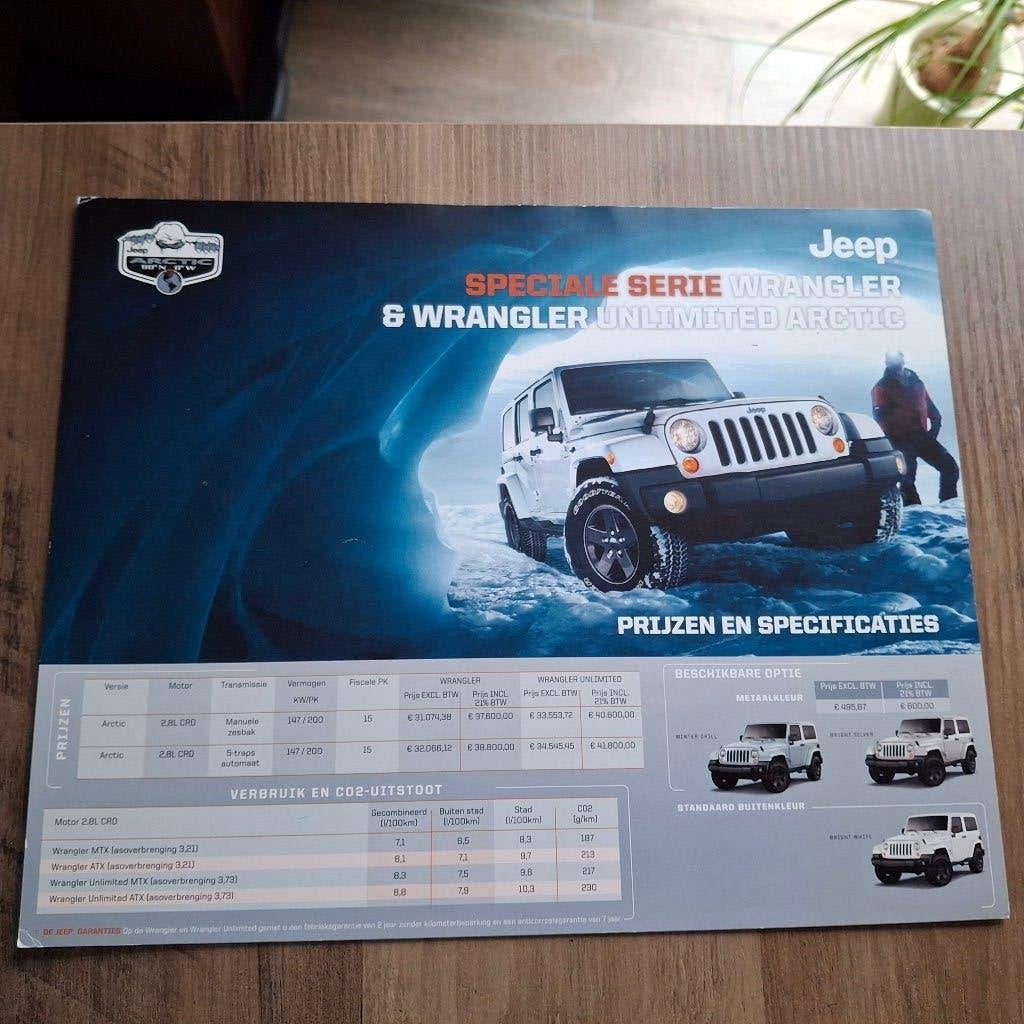JEEP  Speciale Serie WRANGLER & WRANGLER UNLIMITED ARCTIC, Ophalen of Verzenden, Nieuw, Overige merken
