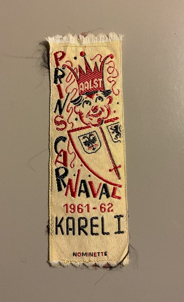 Aalst Carnaval Nominette Karel de Naeyer, Collections, Broches, Pins & Badges, Enlèvement