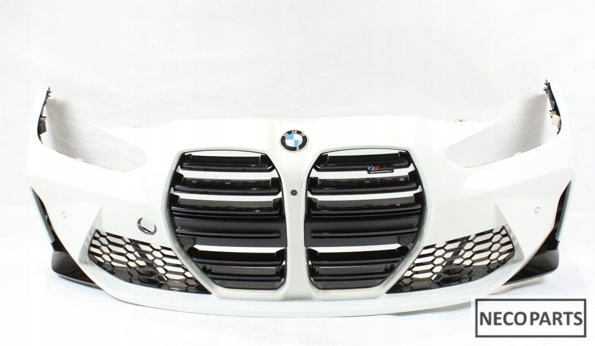 BMW G80 G81 M3 G82 G83 M4 VOORBUMPER BUMPER KLEUR A300 O.A!!, Gebruikt, -, -, Ophalen of Verzenden