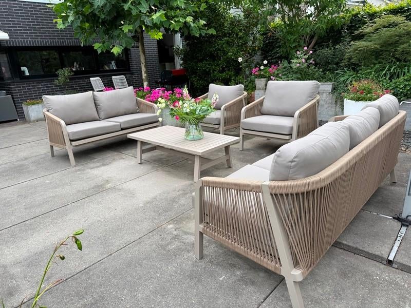 Actie; luxe loungeset, Tuin en Terras, Ophalen of Verzenden, Nieuw