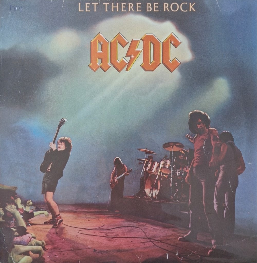 Vinyle LP Let There Be Rock AC/DC, Enlèvement ou Envoi, Utilisé, Hard rock, Housse de protection extérieure