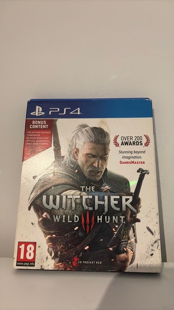 The Witcher Wild-Hunt, Games en Spelcomputers, Games | Sony PlayStation 4, Ophalen, Vanaf 18 jaar, Vechten, 1 speler