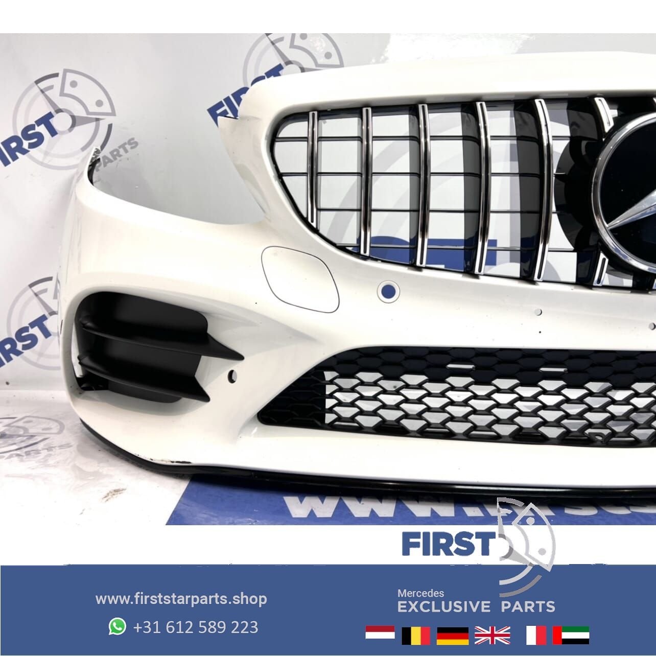 W205 COMPLETE C43 AMG FACELIFT VOORBUMPER WIT 2021 origineel, Utilisé, -, Avant, -