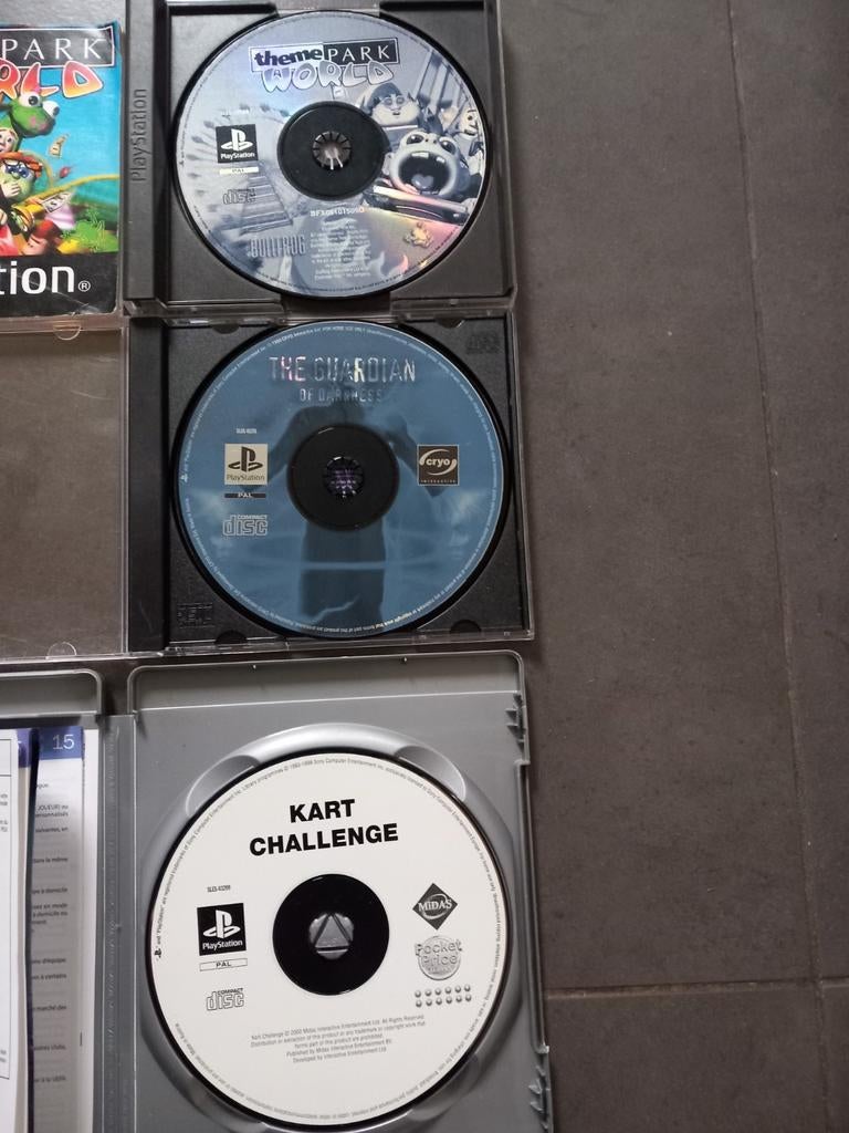 Jeux PS1 -> 3€/les trois ensemble = 6€, Enlèvement, Utilisé
