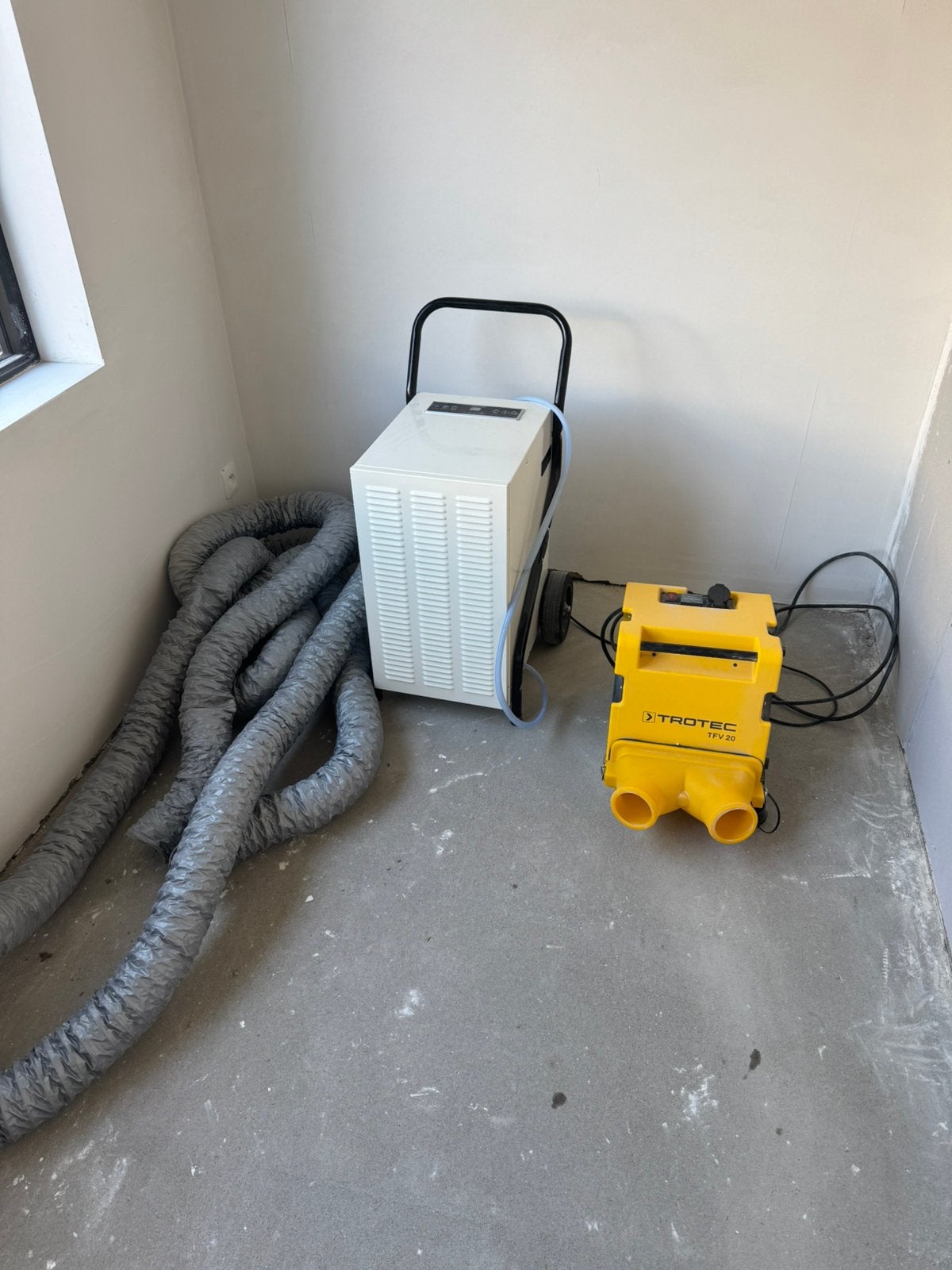 Bouwdroger + ventilator Trotec TFV20 / TTK 171 ECO, Doe-het-zelf en Bouw, Ophalen, Zo goed als nieuw, Ventilator