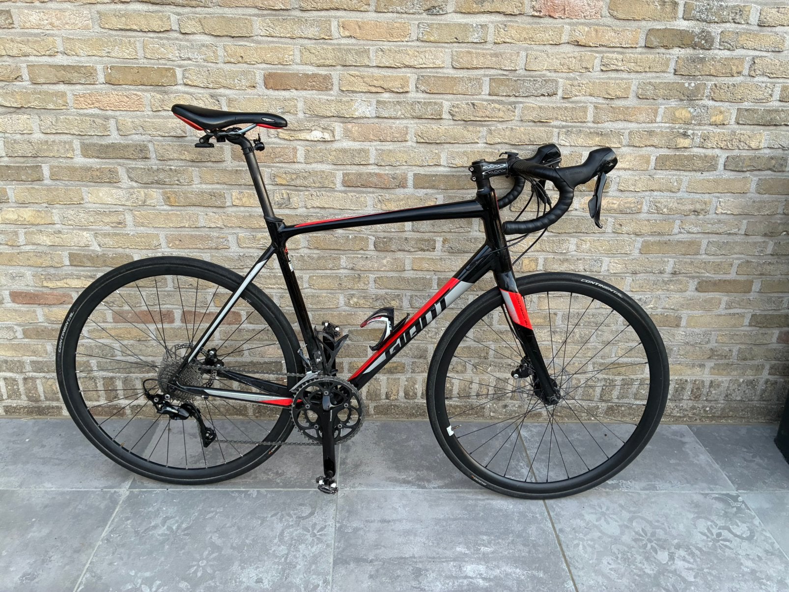 Racefiets Giant Contend SL 0 Disc-GE Black, Ophalen, 28 inch, Gebruikt, Heren