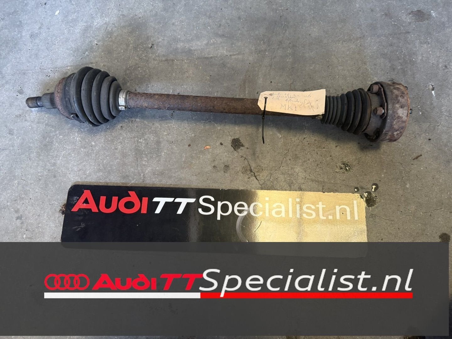 Aandrijfas links achter Audi TT MK1 3.2 V6 Quattro, Gebruikt, -, -, -