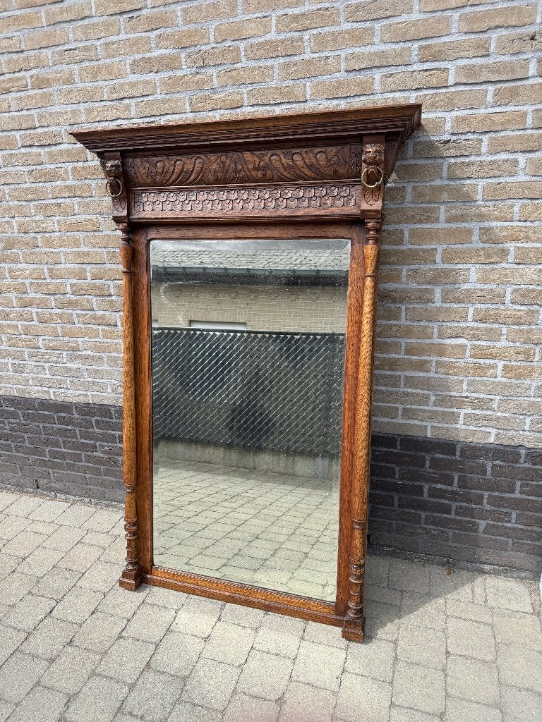 Unieke spiegel. 110x160, Ophalen, Gebruikt, 100 tot 125 cm, 150 tot 200 cm