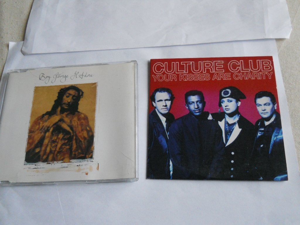 MAXI CD + CD SINGLE - CULTURE CLUB - BOY GEORGE, Ophalen of Verzenden, Zo goed als nieuw, Pop, Eerste persing