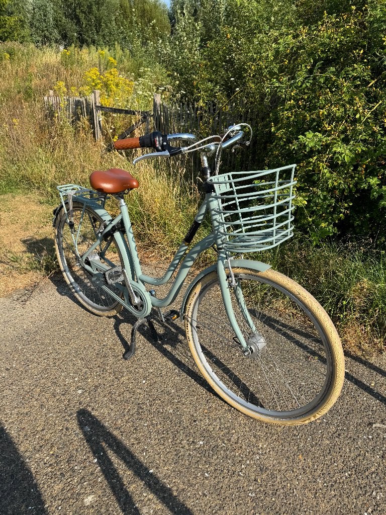 Frappé stadsfiets (pastelgroen) Als nieuw!, Fietsen en Brommers, Ophalen, Zo goed als nieuw, Versnellingen