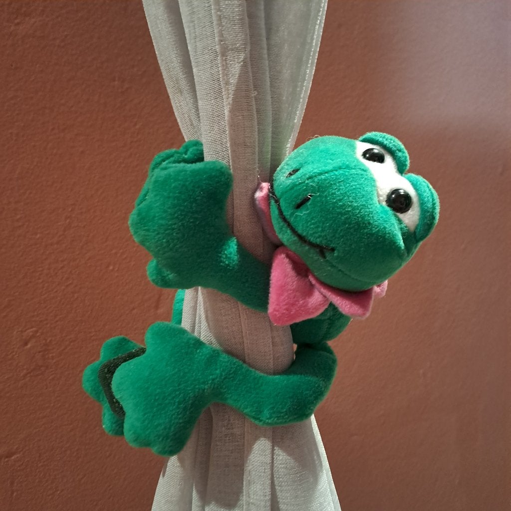 Grenouille avec scratch à suspendre, Enlèvement ou Envoi, Neuf, Rose, Grenouille
