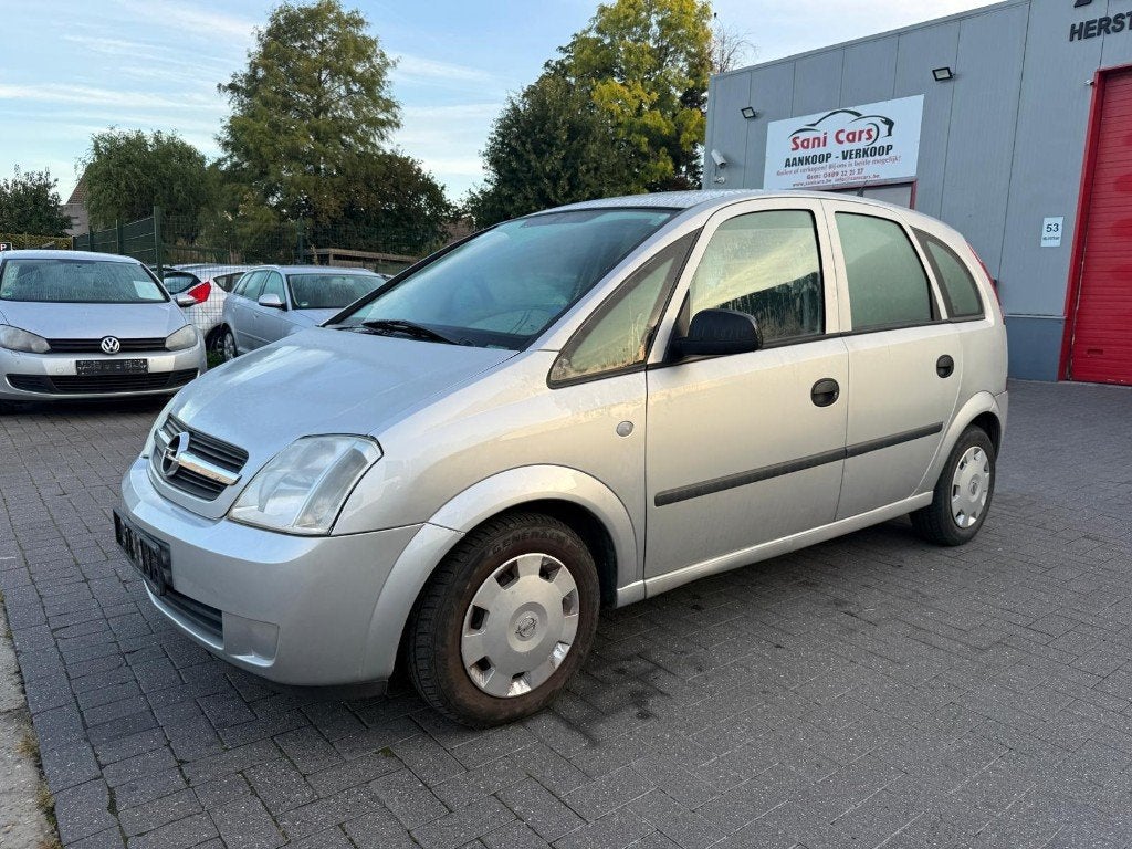 Opel Meriva 1.6 essence de 2004 62000 km en bon état, Autos, Argent ou Gris, Achat, Entreprise, Noir
