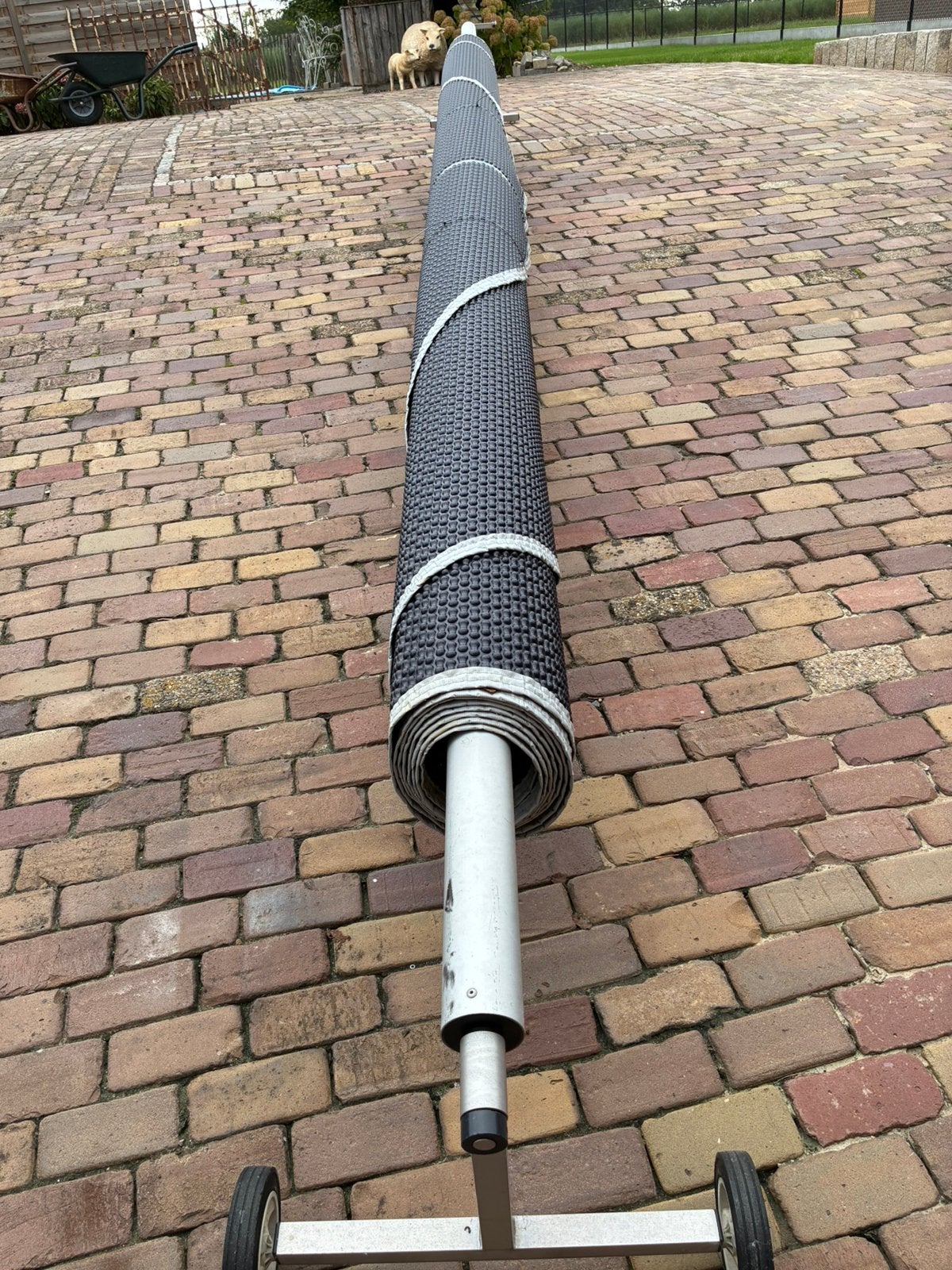 Zwembad zomerzeil ‘ovaal’, Ophalen, Zo goed als nieuw