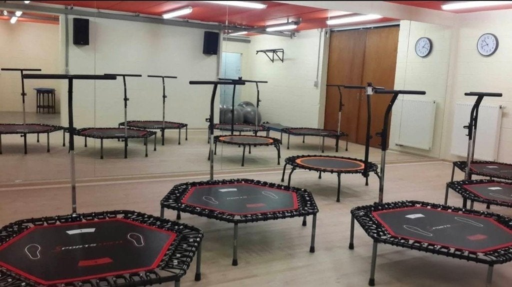 fitness trampoline, Ophalen, Zo goed als nieuw, Overige materialen, Overige typen