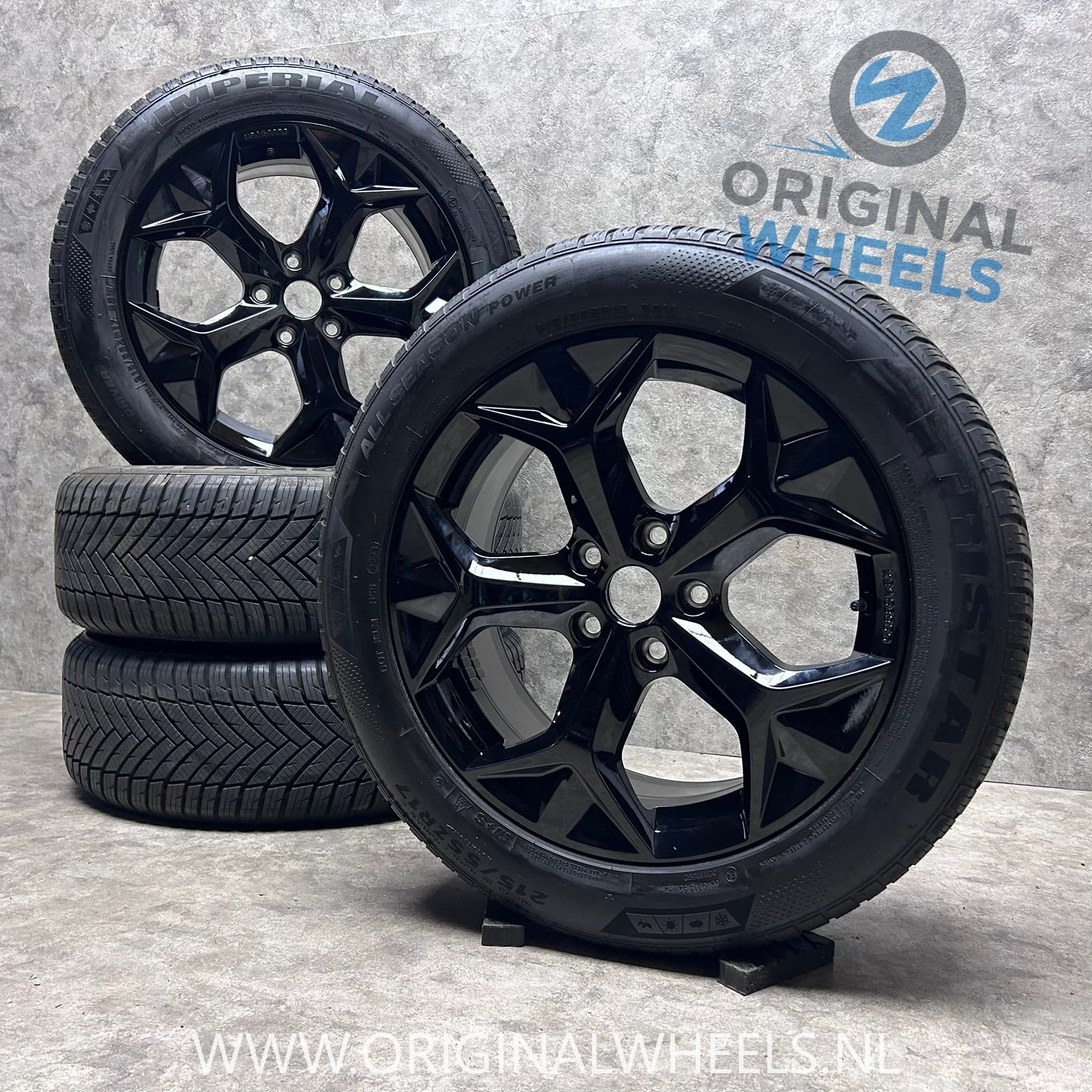 17 inch originele velgen + all season banden Seat Ateca, Autos : Pièces & Accessoires, Pneus et Jantes, 215 mm, 4 Saisons, Véhicule de tourisme
