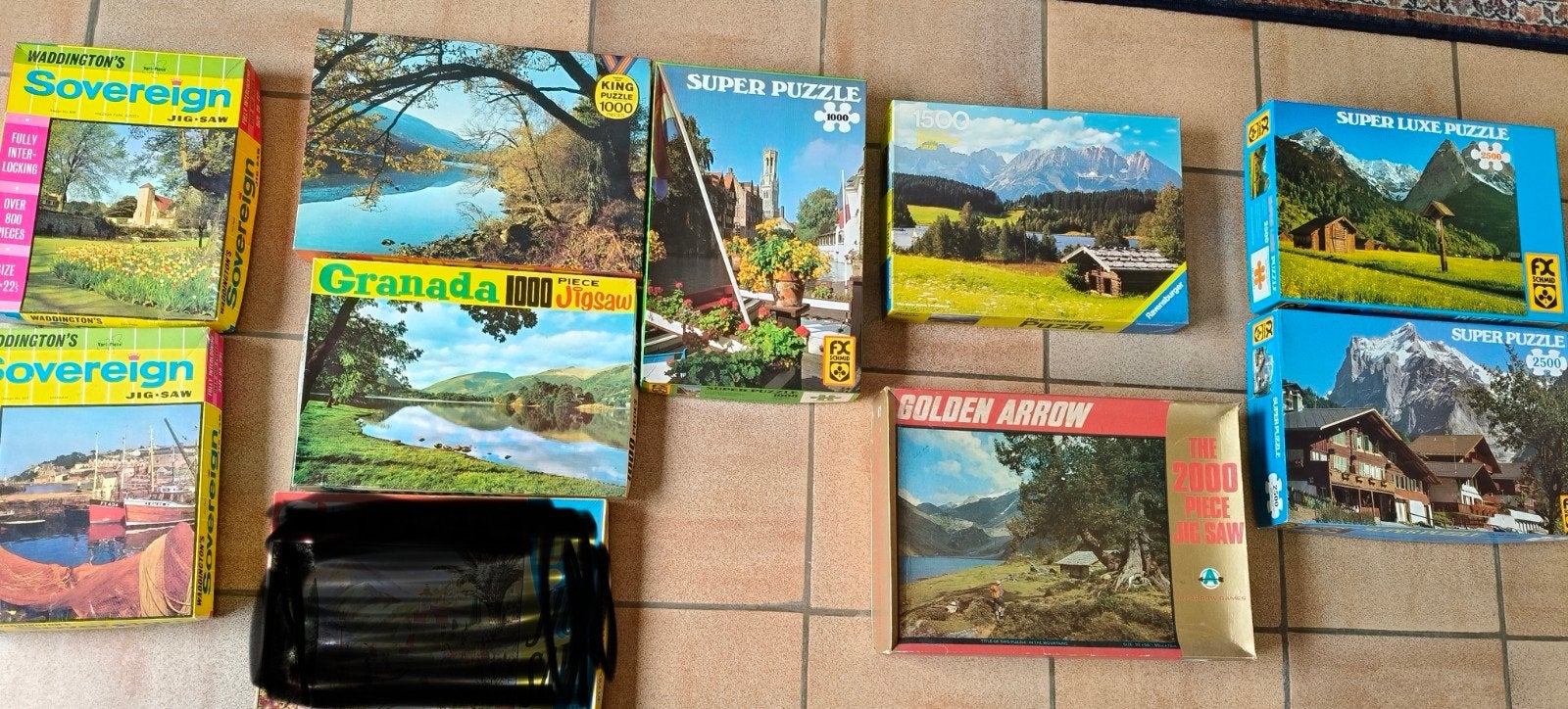 9 puzzels, Ophalen, Gebruikt, Legpuzzel