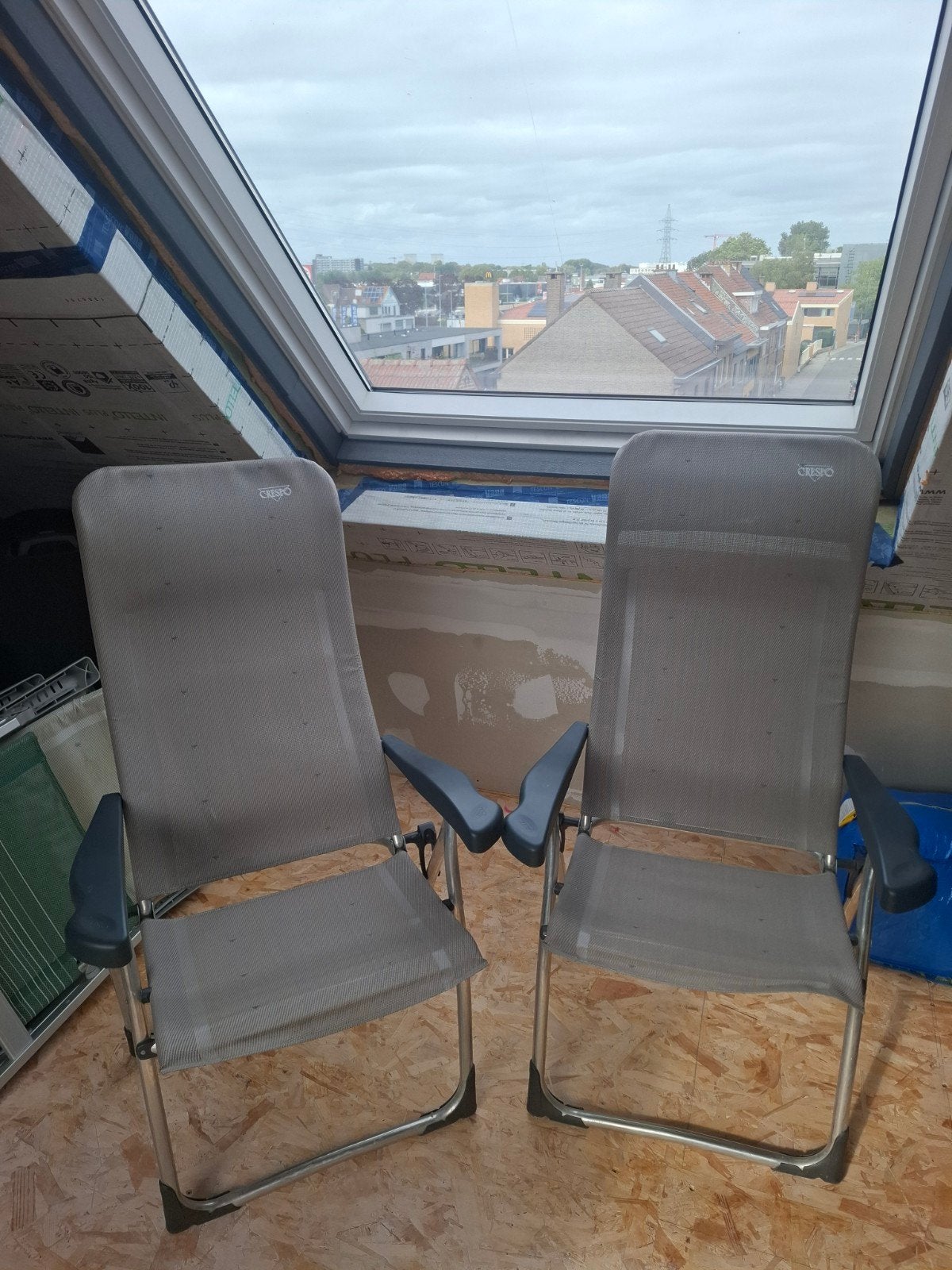 Crespo campingstoelen, Ophalen