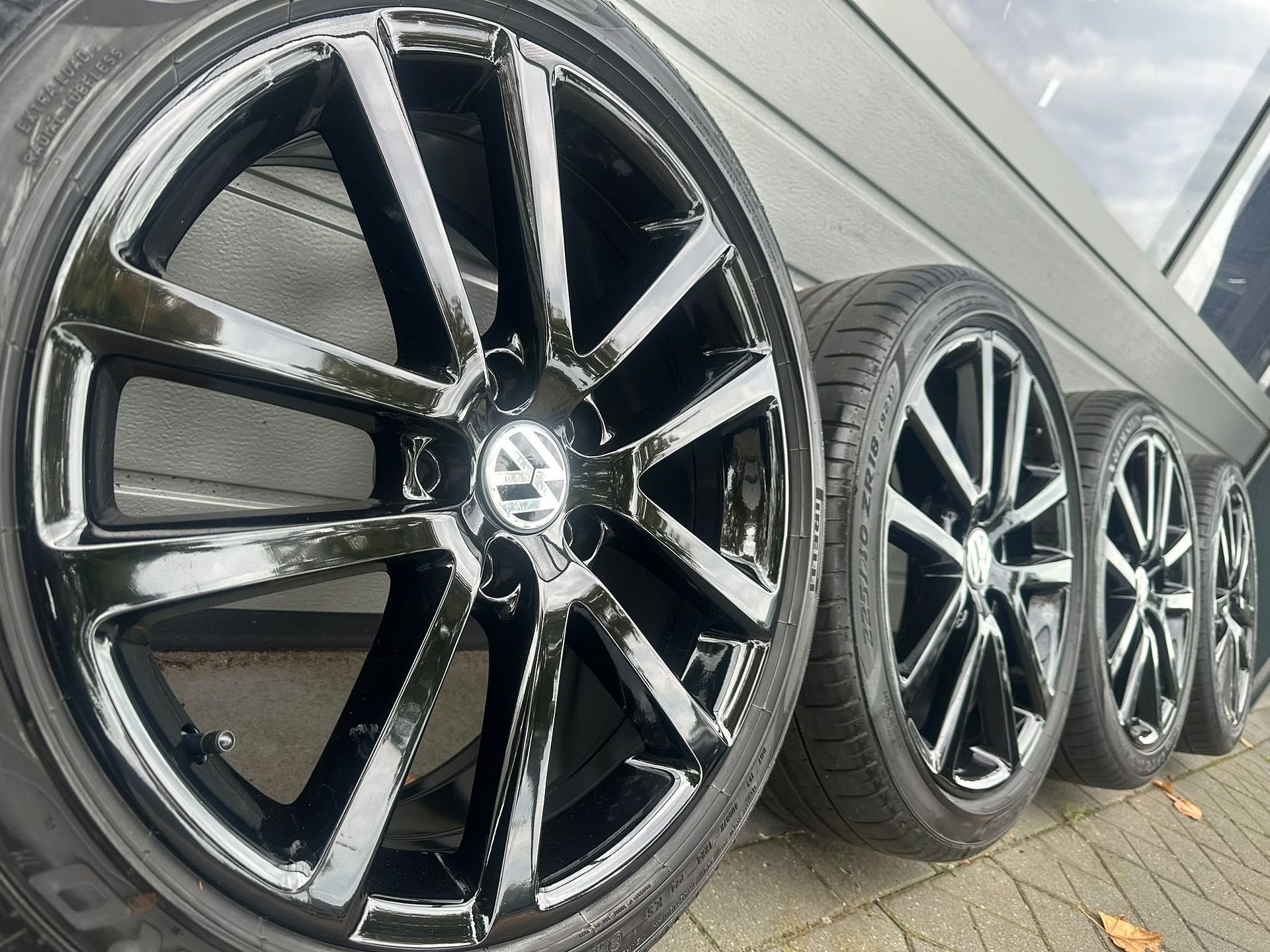 18 inc VW Golf 7 8 MK8 E-golf Touran Caddy Seat Leon velgen, Auto-onderdelen, 18 inch, Gebruikt, -, -
