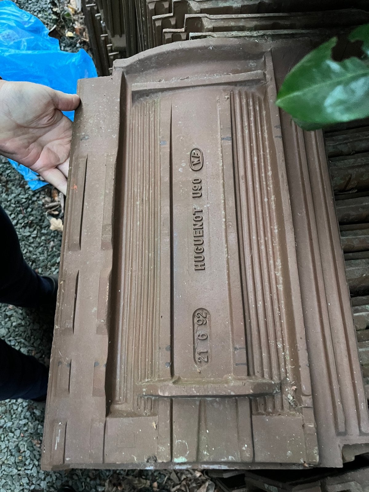 Dakpannen Huguenot U90, Ophalen, Zo goed als nieuw, Dakpannen, Overige kleuren