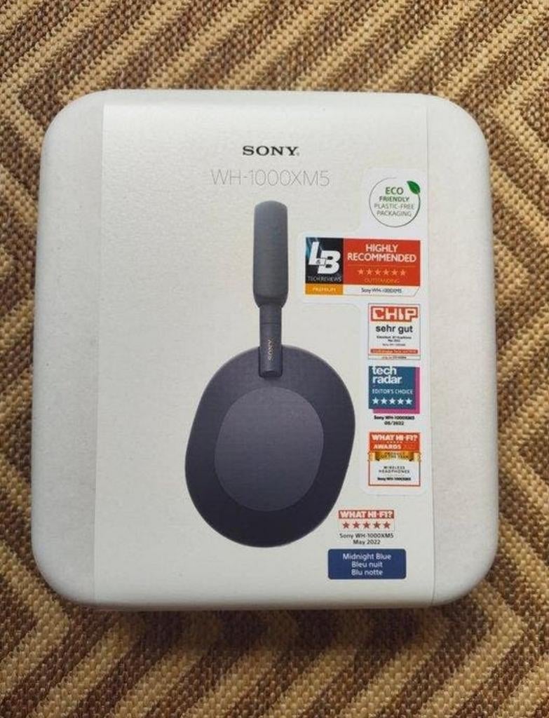 Sony wh 1000xm5 koptelefoon, Audio, Tv en Foto, Hoofdtelefoons, Verzenden, Sony, Bluetooth