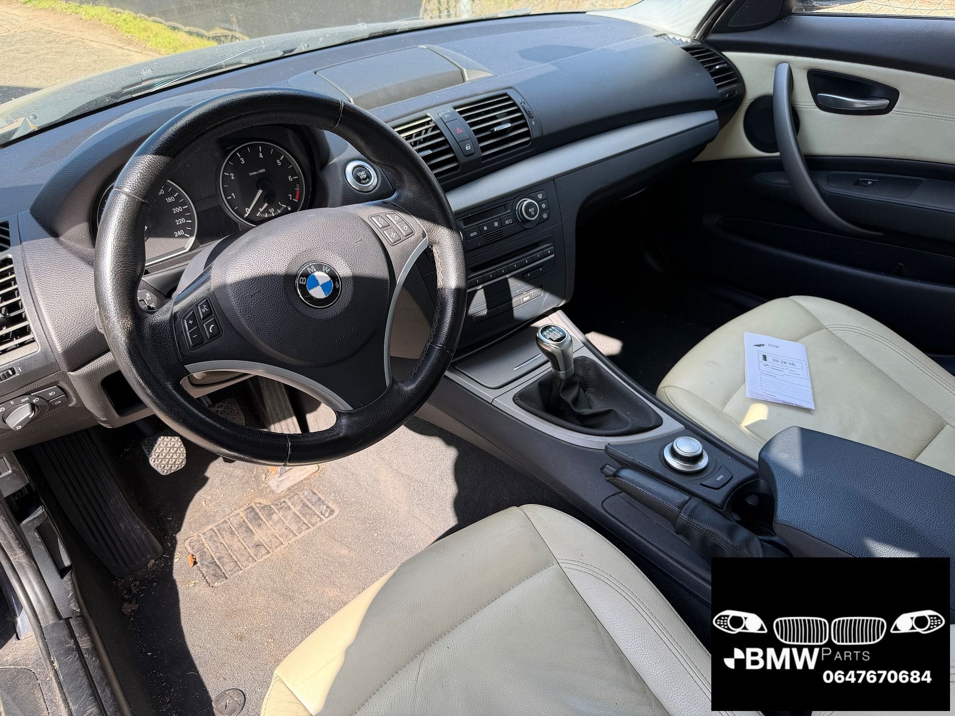 Interieur leer leder lemon Bmw 1-Serie E87, Auto-onderdelen, Gebruikt, -, Ophalen of Verzenden, -