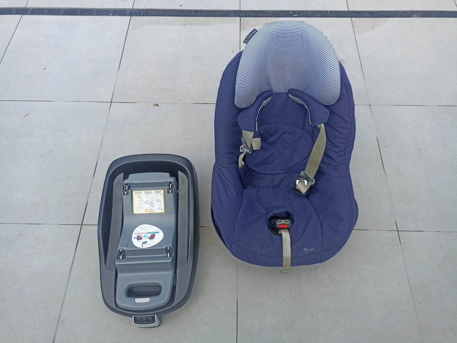 maxicosy pearl autostoel + familyfix base, Kinderen en Baby's, Autostoeltjes, Ophalen, Gebruikt, Maxi-Cosi, Isofix