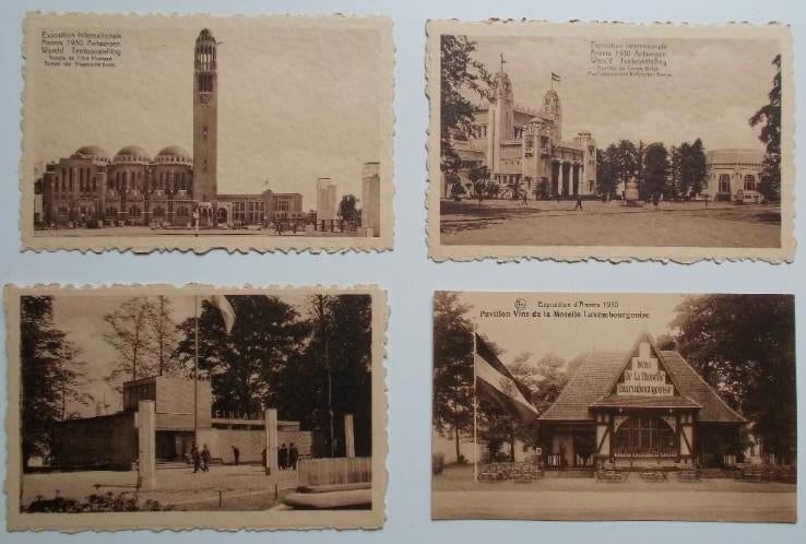 18 Postkaarten Wereldtentoonst. Antwerpen 1930, Verzamelen, Ophalen of Verzenden, 1920 tot 1940, Ongelopen, Antwerpen